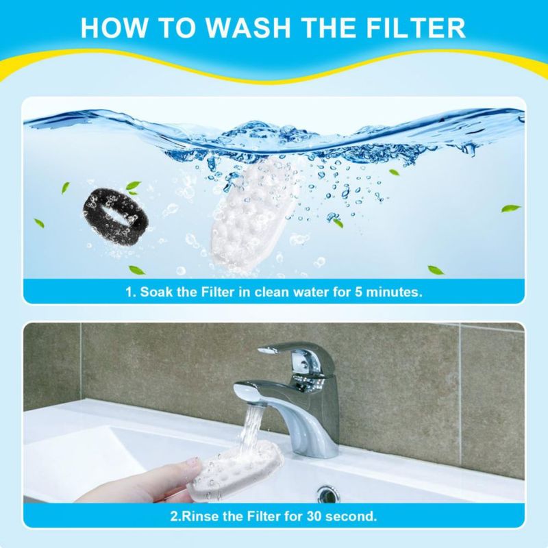 Filtro de agua WEIKEY para bebederos Rellaty y Neareal – Pack de 24 unidades