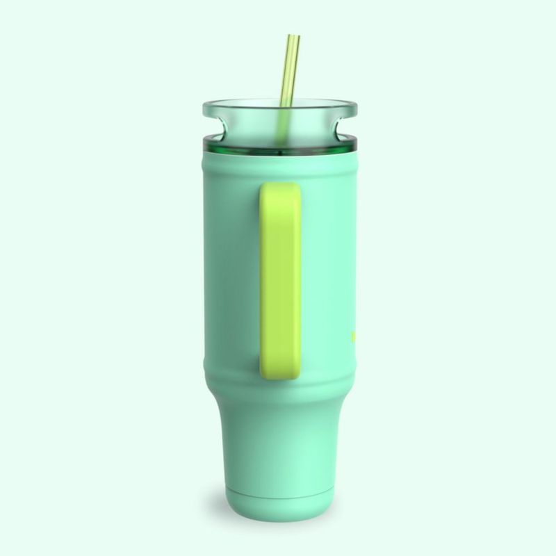 Vaso Térmico Bubba 12 L con Asa y Pajilla – Eclipse Tropical