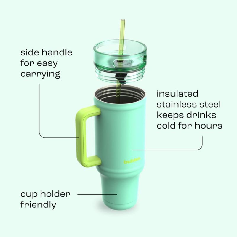 Vaso Térmico Bubba 12 L con Asa y Pajilla – Eclipse Tropical