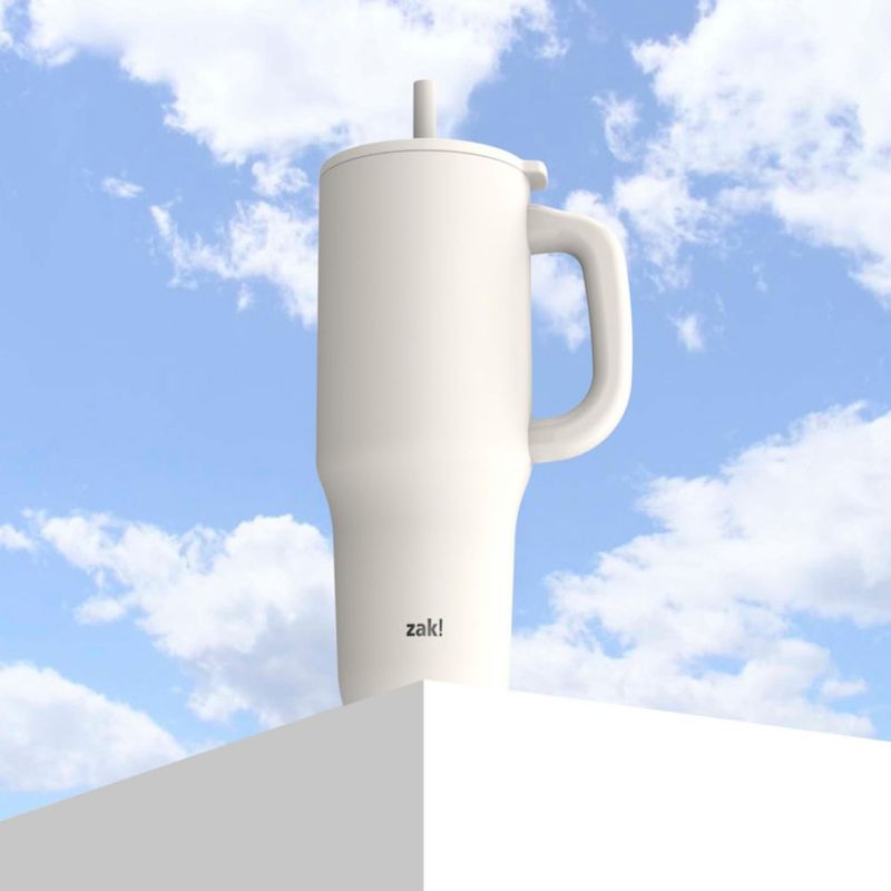 Vaso Térmico de Viaje Zak Designs 1200 ml Blanco Crema