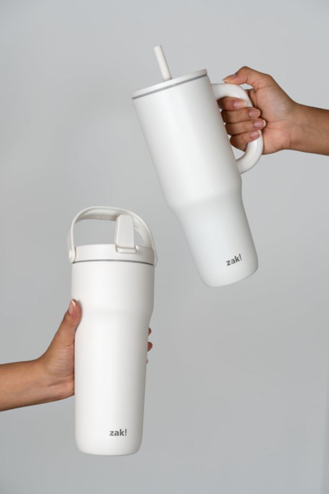Vaso Térmico de Viaje Zak Designs 1200 ml Blanco Crema