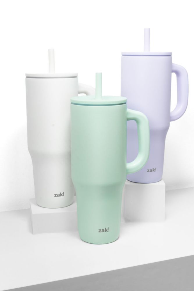 Vaso Térmico de Viaje Zak Designs 1200 ml Blanco Crema