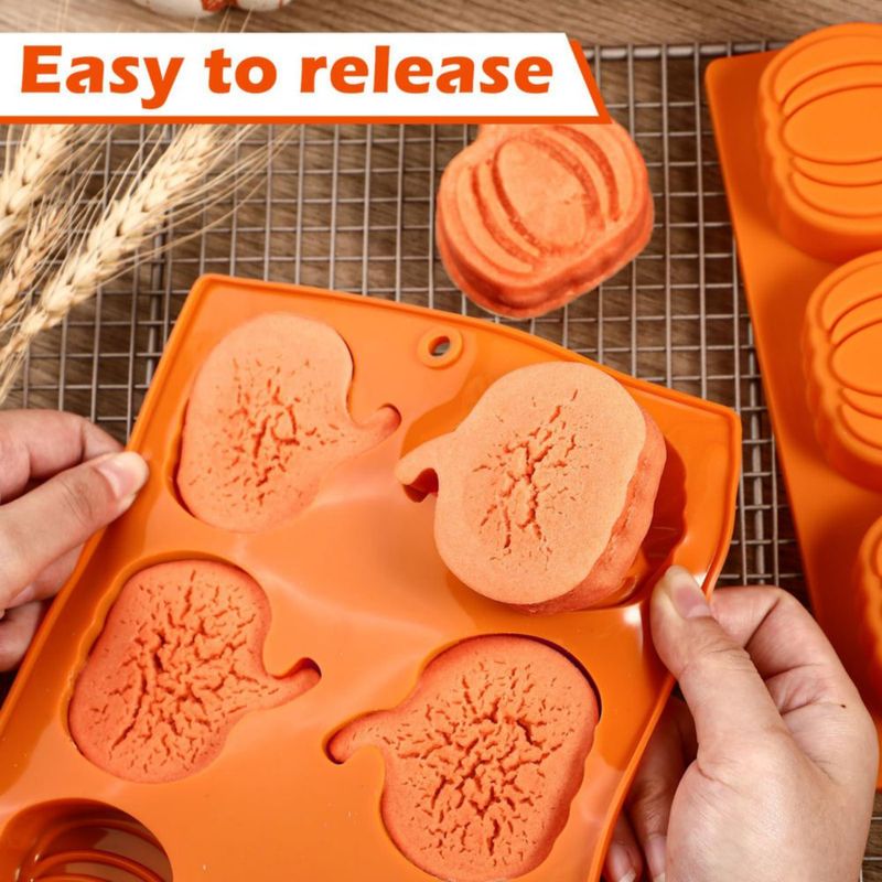 Molde para Pastel Webake de Calabaza con 6 Cavidades - Pack de 2