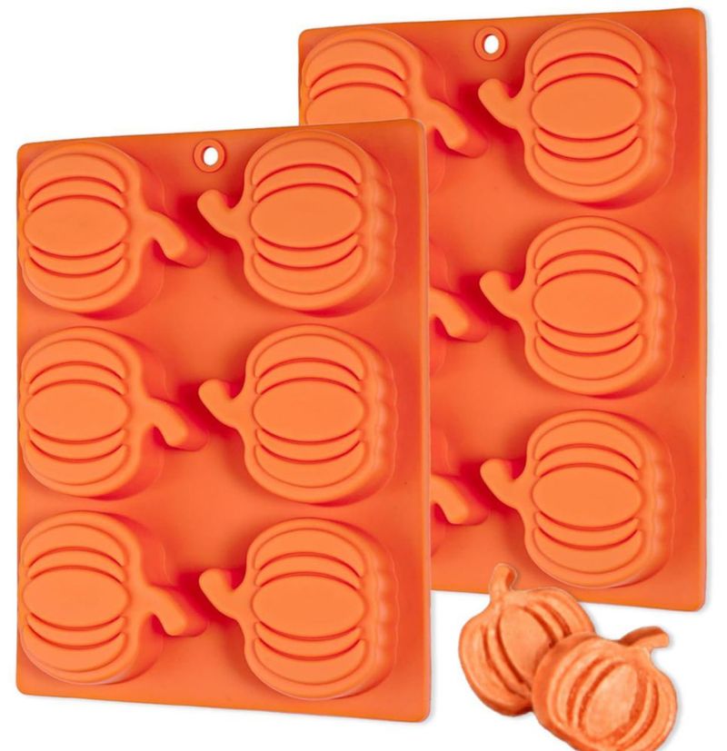 Molde para Pastel Webake de Calabaza con 6 Cavidades - Pack de 2