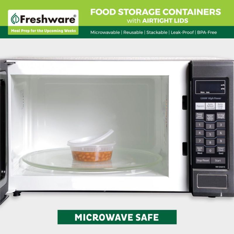 Contenedores Freshware para Almacenamiento de Alimentos 236 ml 240 piezas Sin BPA