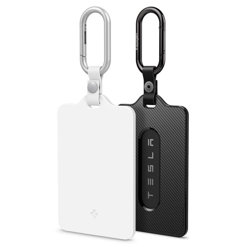 Porta Tarjetas de Llave Spigen Tesla Pack 2 - Negro/Blanco