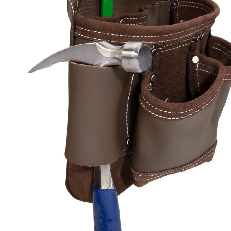 Bolsón para Marcadores Estwing de 9 Bolsillos Cuero Marrón