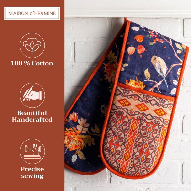 Guantes de horno Maison d' Hermine 19 cm x 89 cm algodón