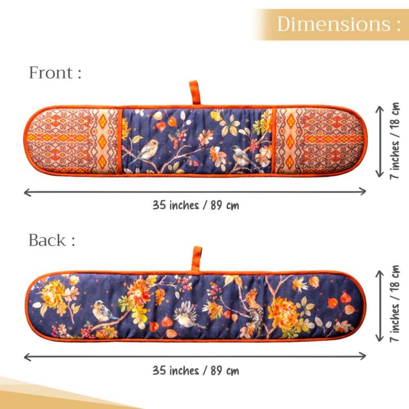 Guantes de horno Maison d' Hermine 19 cm x 89 cm algodón
