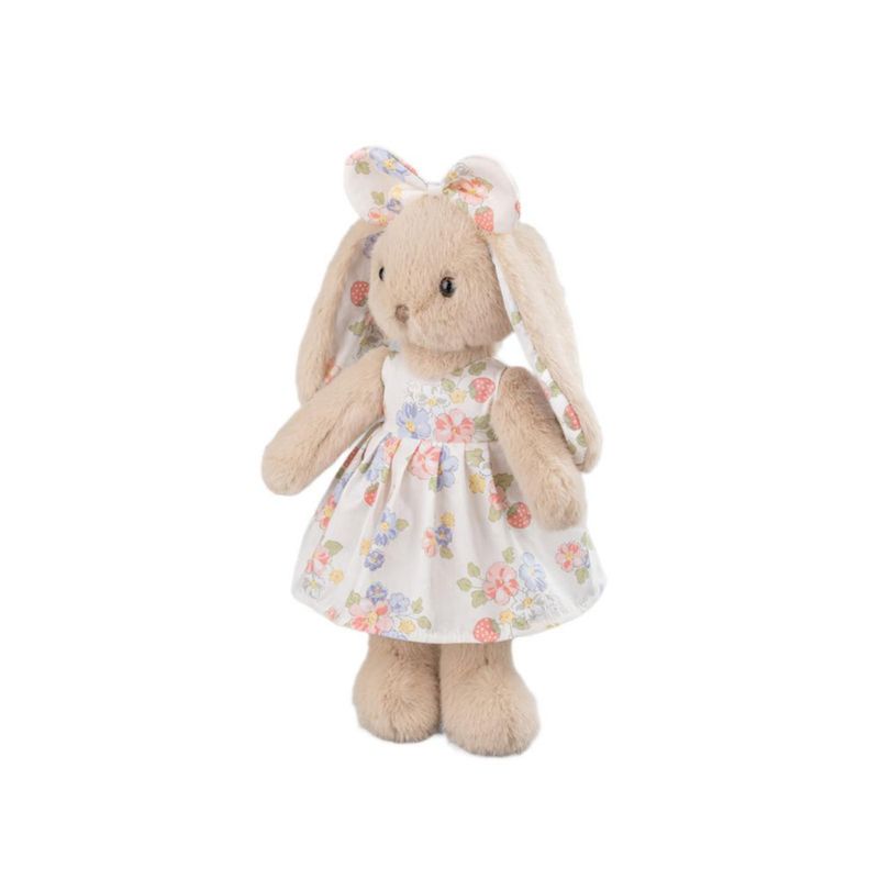 Peluche BiluKano 36 cm Conejo Beige con Vestido Floral