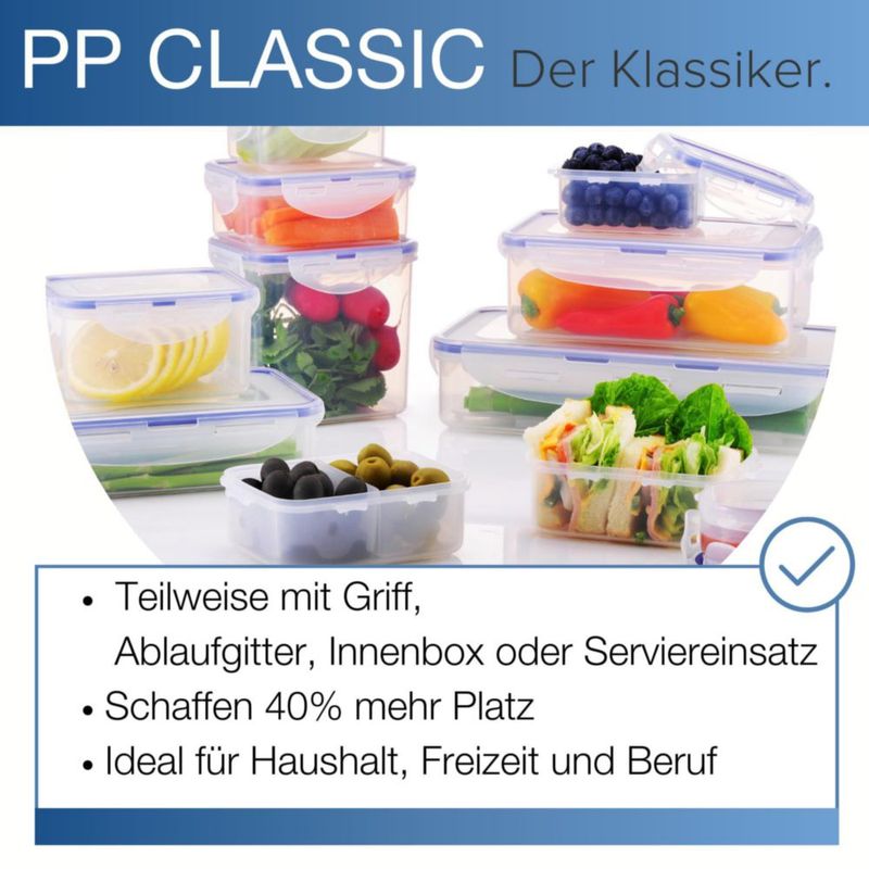 Contenedor de alimentos LocknLock 11 L libre de BPA rectangular