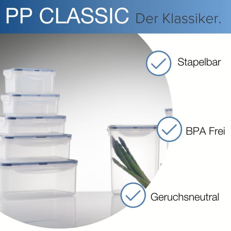 Contenedor de alimentos LocknLock 11 L libre de BPA rectangular