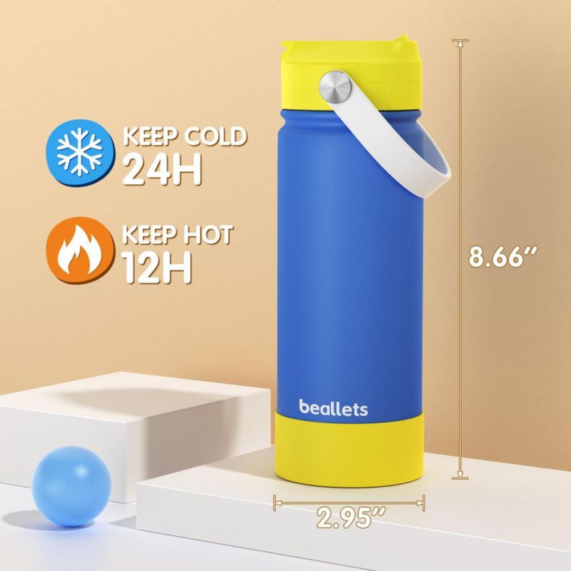 Juego de 2 Botellas Beallets de 532 ml Aisladas para Niños