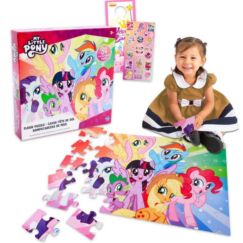 Rompecabezas de suelo My Little Pony 51 cm x 61 cm 36 piezas