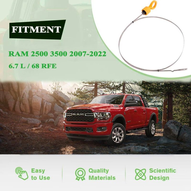 Varilla de nivel Covnikyer para Ram 2500/3500 6.7L 68RFE 53034117AB