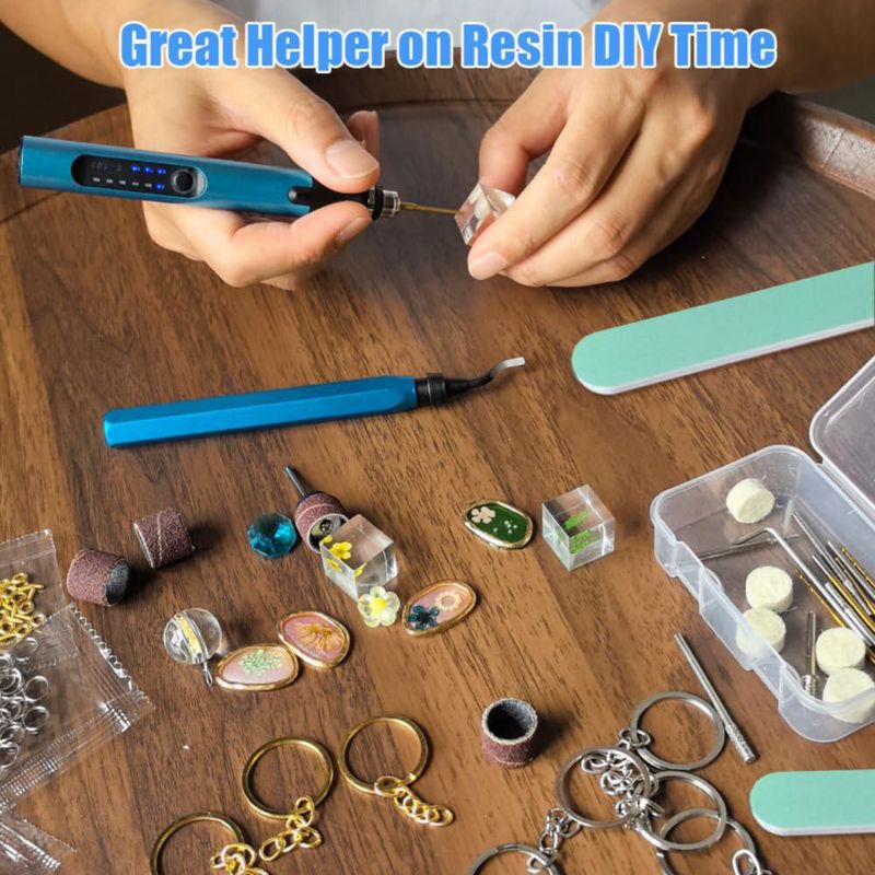 Kit de Pulido de Resina Woweibyke – Herramienta Rotativa de 3 Velocidades