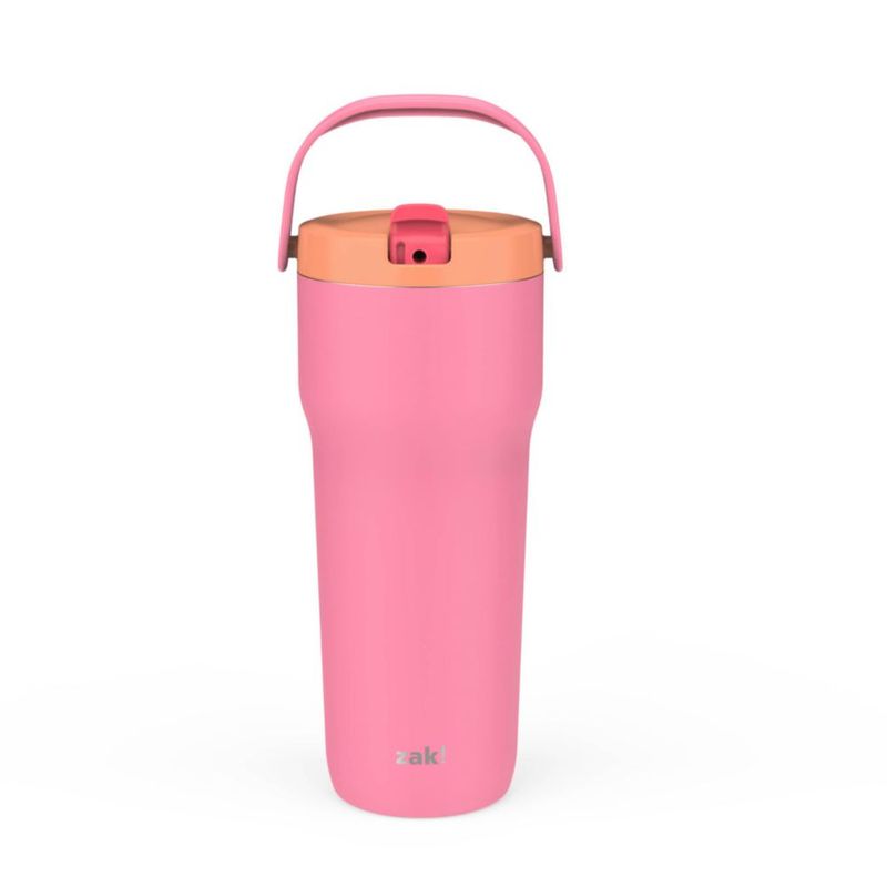 Vaso Térmico de Viaje Zak Designs 850 ml Rosa So Sweet con Boquilla de Paja