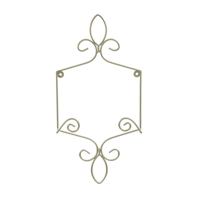 Portaplato de Pared MyGift 41 cm Tono Latón – Alambre Metálico