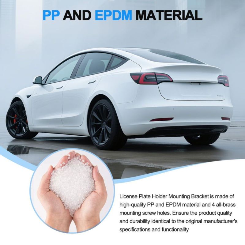 Soporte trasero para placa Toviiea para Tesla Model 3/Y