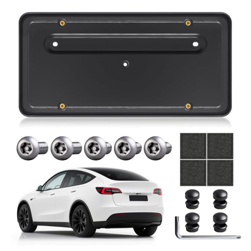 Soporte trasero para placa Toviiea para Tesla Model 3/Y