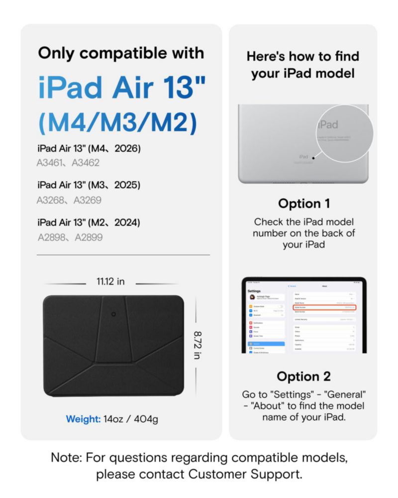 Funda MOFT Dynamic Folio 13" para iPad M4/M3/M2