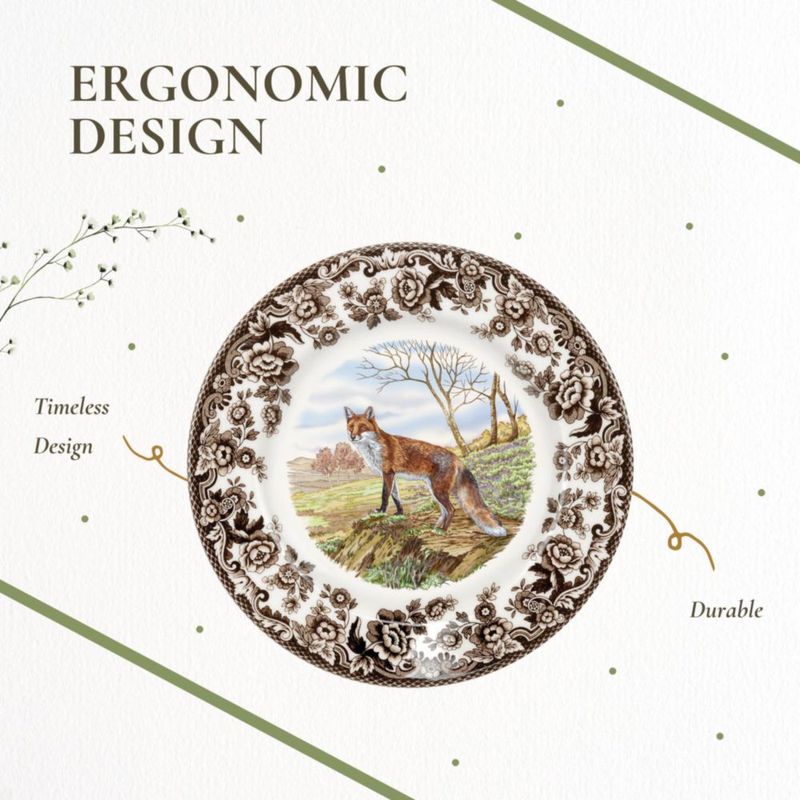Spode 1607279 Plato de Ensalada Multicolor