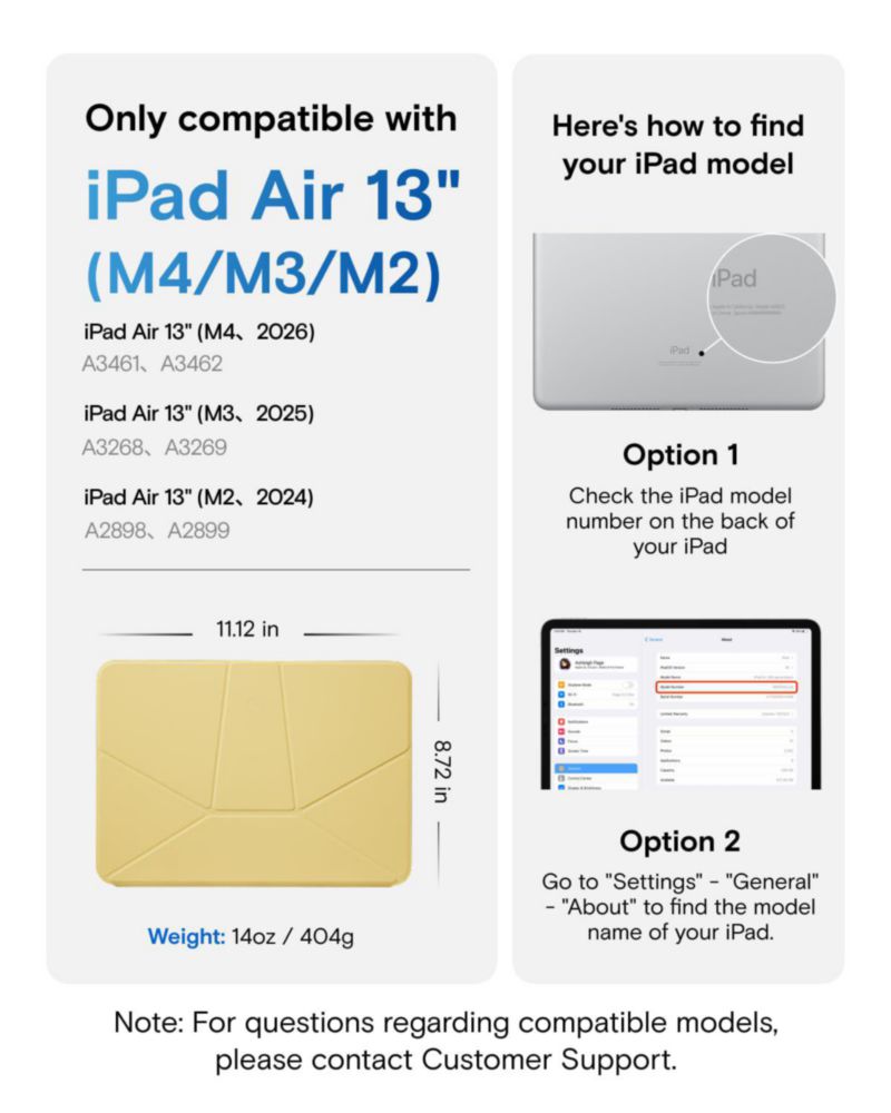 Funda para iPad MOFT Dynamic Folio 13" M4/M3/M2