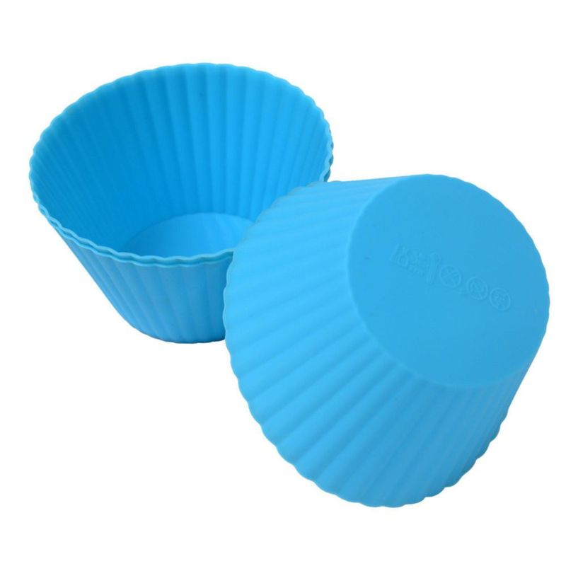 Moldes de silicona para muffins Webake 9 cm pack de 12 colores