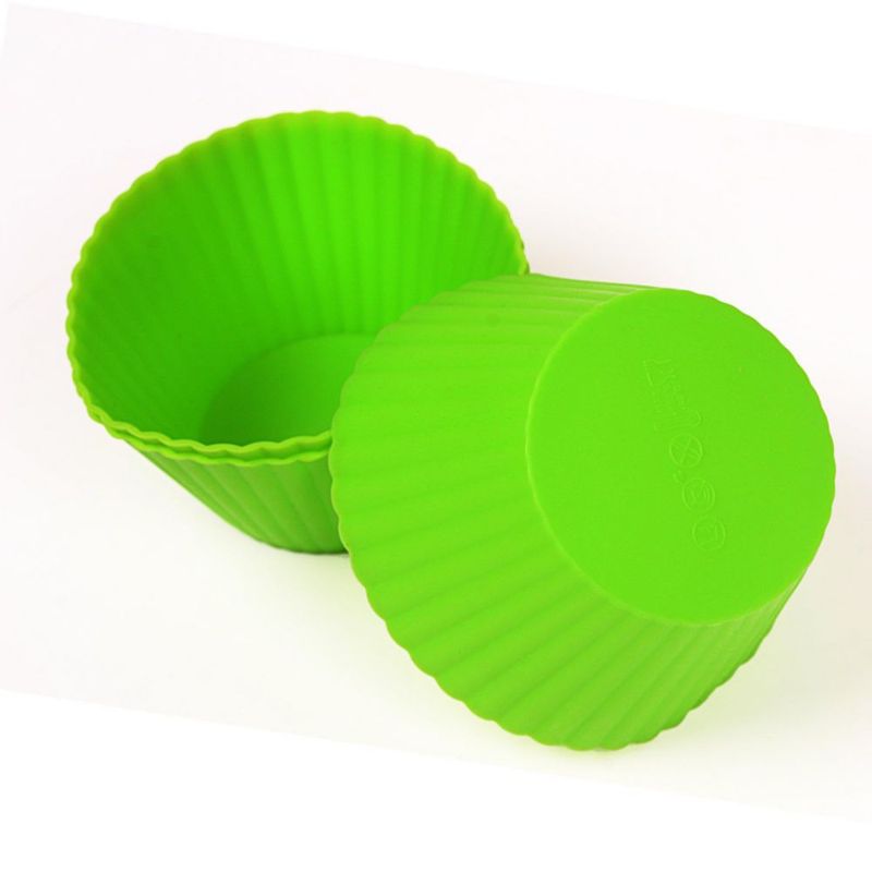Moldes de silicona para muffins Webake 9 cm pack de 12 colores