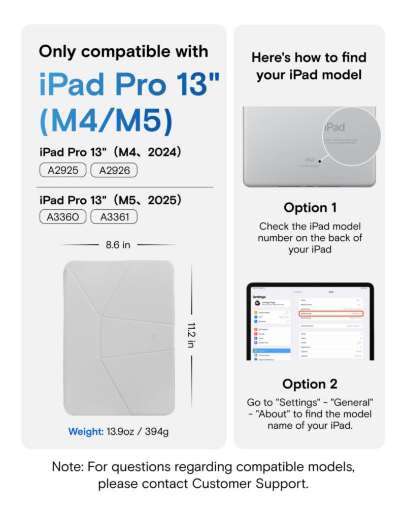 Funda MOFT Dynamic Folio para iPad 13" M5/M4 con protección de esquinas