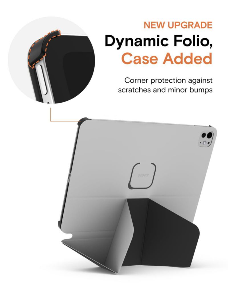 Funda MOFT Dynamic Folio para iPad 13" M5/M4 con protección de esquinas