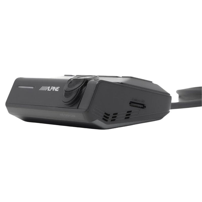 Cámara de tablero Alpine DVR-C320R 1080p delantera y trasera con GPS