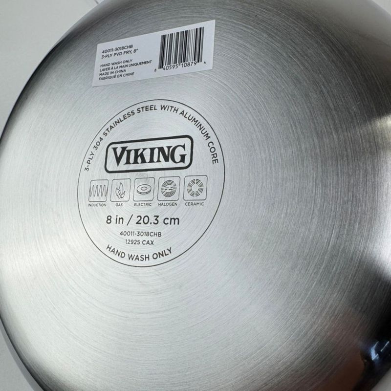 Sartén Viking 20 cm con Mango de Cobre 3‑Capas para Inducción