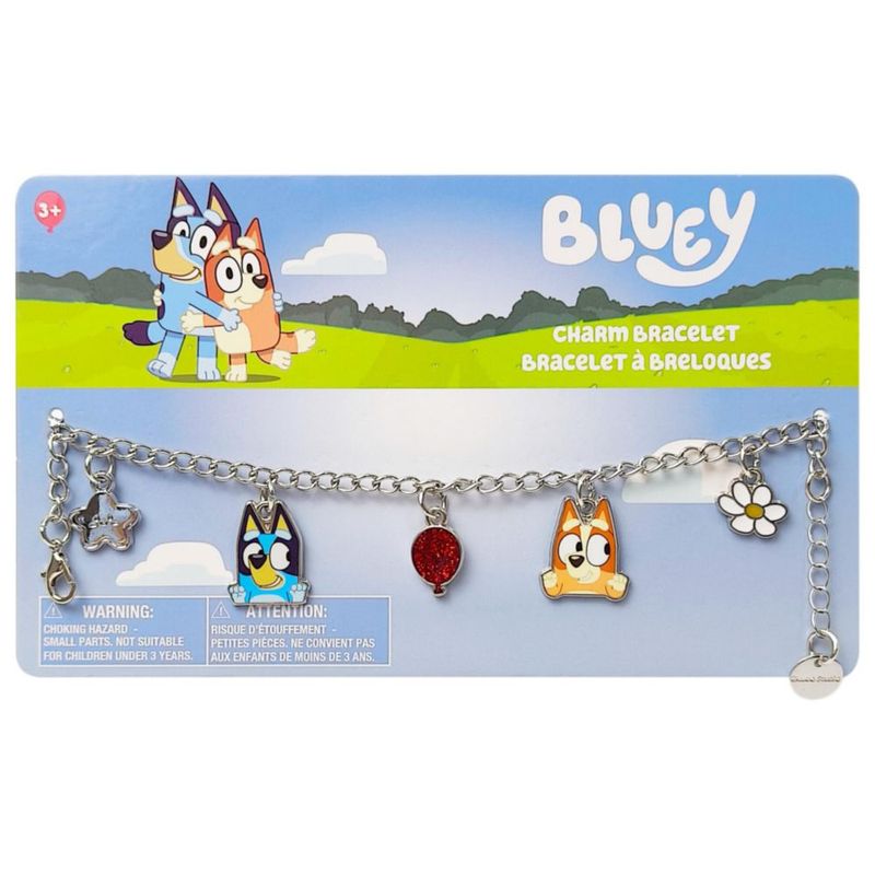 Pulsera LUV HER 18 cm Bluey y Bingo con colgantes – edades 3+