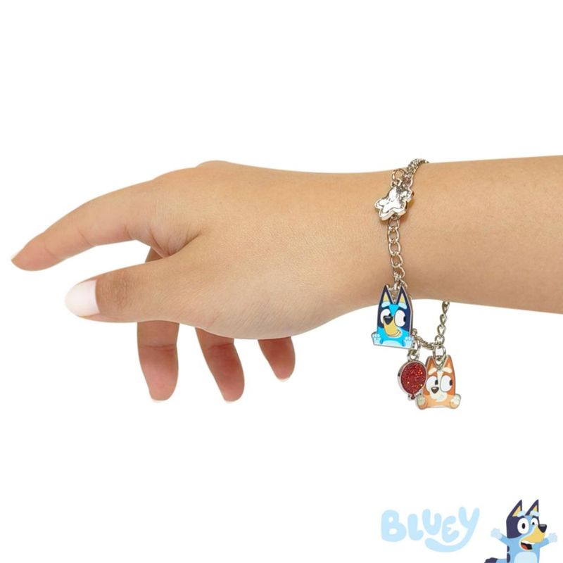Pulsera LUV HER 18 cm Bluey y Bingo con colgantes – edades 3+
