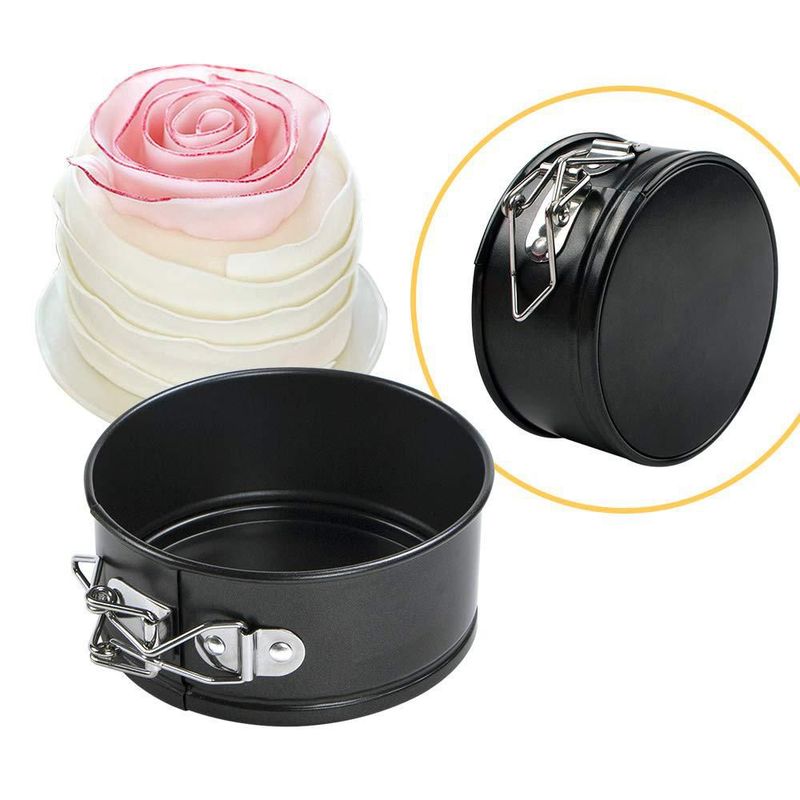 Molde desmontable Webake 11 cm juego de 2 con fondo removible