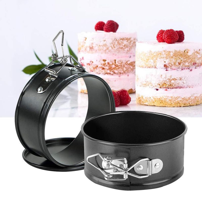 Molde desmontable Webake 11 cm juego de 2 con fondo removible