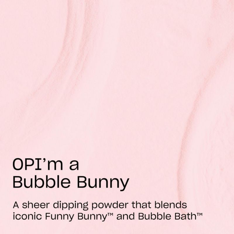 Polvo para Uñas OPI OPI’m a Bubble Bunny Rosa