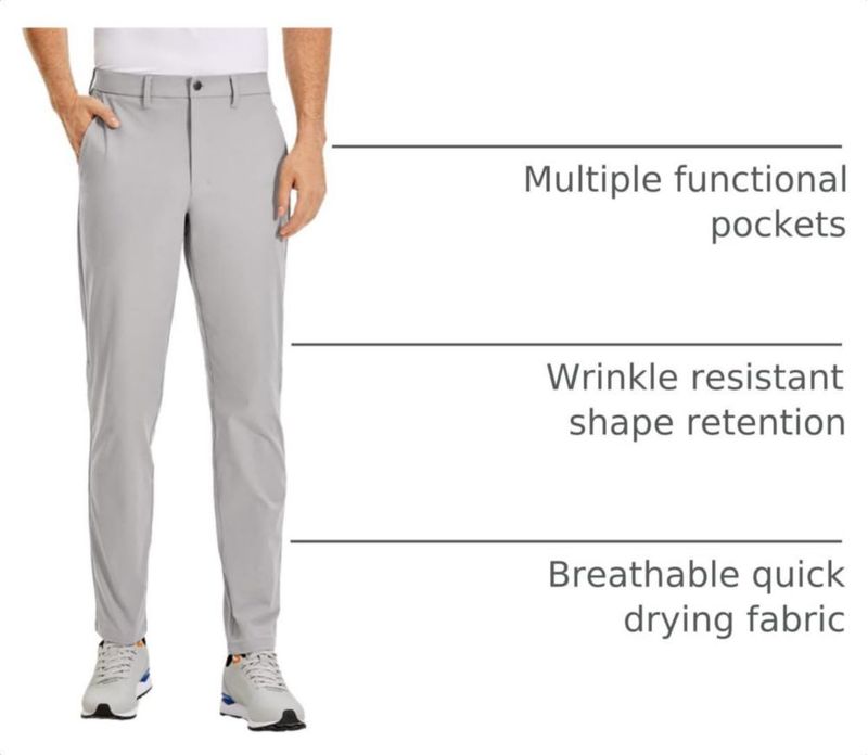PANTALONES CRZ YOGA 32" Gris Gaviota 34W x 81 cm