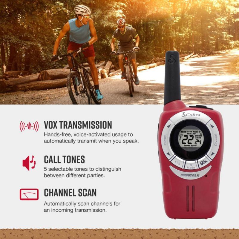 Radios de mano COBRA ACXT360 22 canales 40 km (3 unidades)