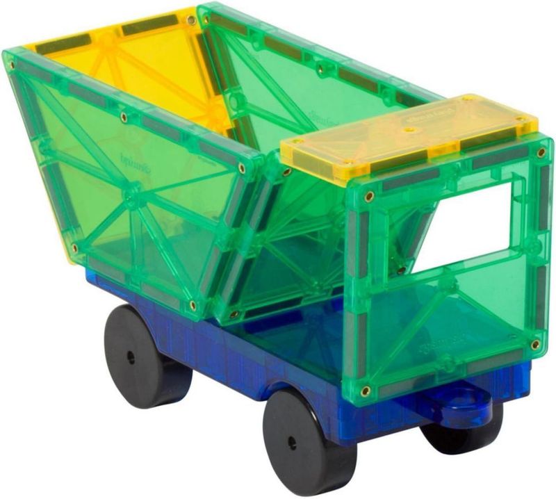 Set de coches magnéticos Playmags de 4 piezas - juguete STEM