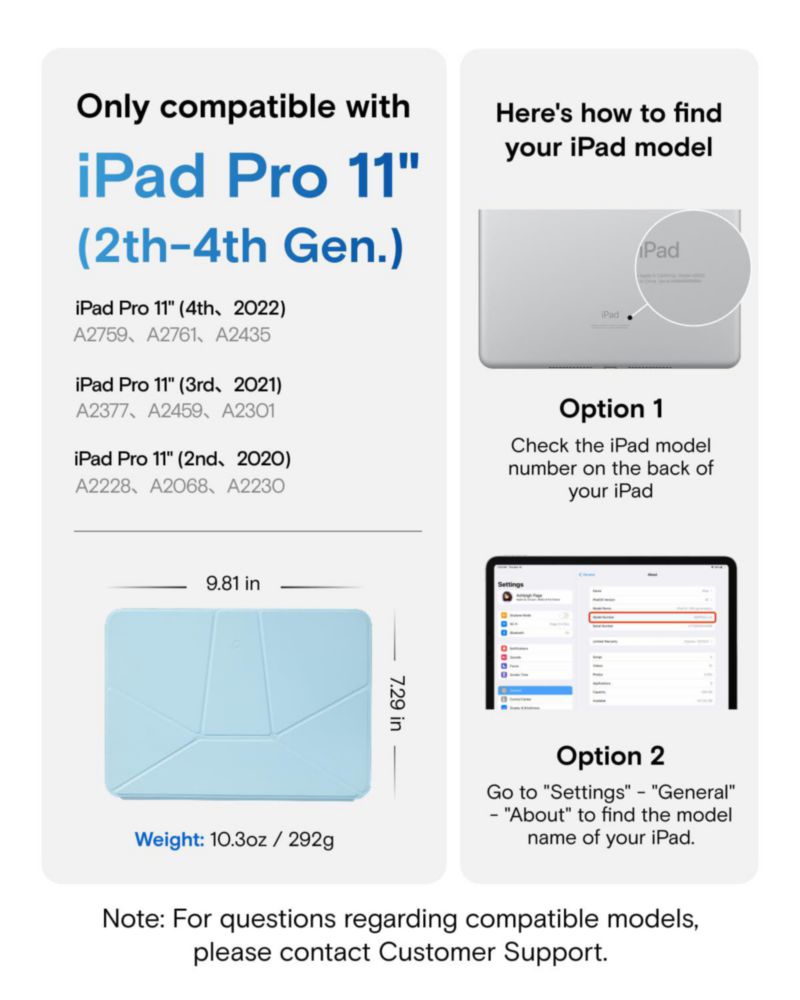Funda MOFT Dynamic Folio para iPad Pro 11 pulgadas (2020/21/22)