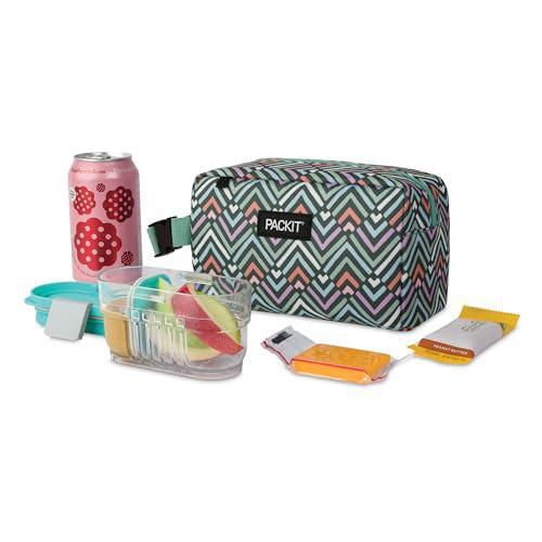 Caja de Snacks PackIt 20 cm Diamante Chevron Colapsable