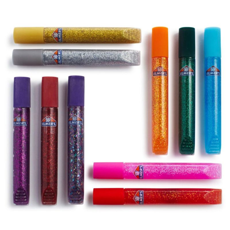 Plumas de Pegamento con Glitter Lavable Elmer's - Pack de 20 colores arcoíris
