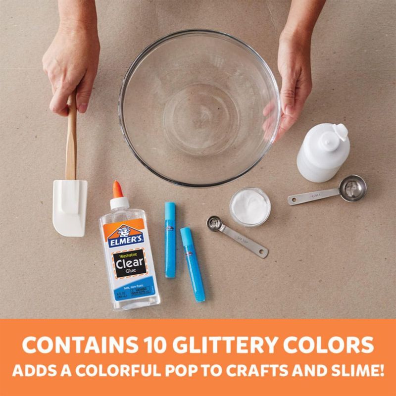 Plumas de Pegamento con Glitter Lavable Elmer's - Pack de 20 colores arcoíris