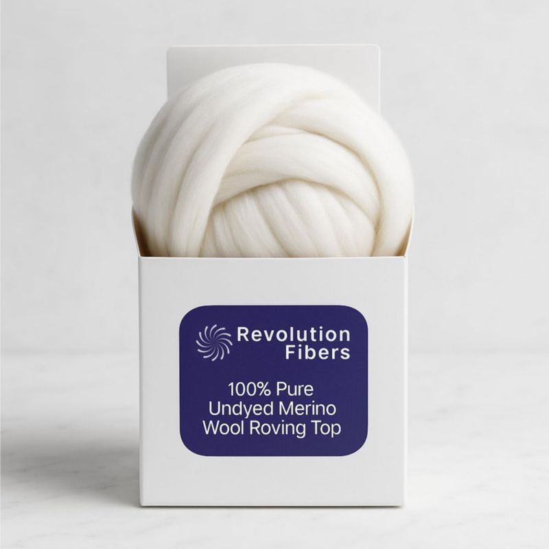 Revolution Fibers - Lana Merino 454 g (hilo cardado)