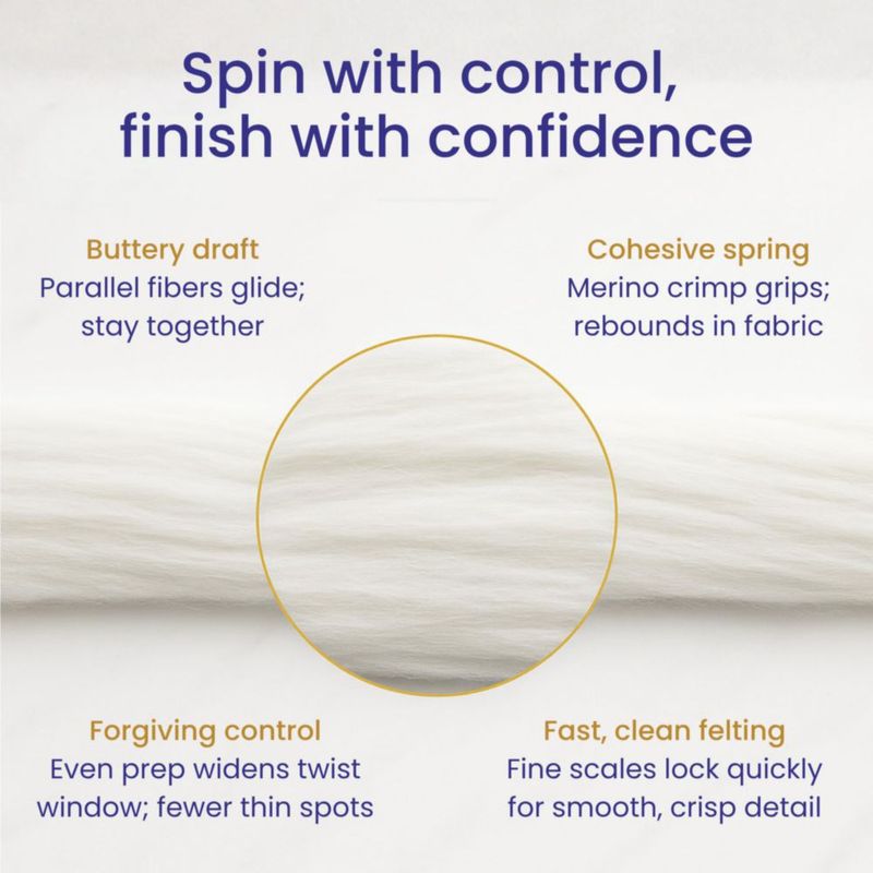 Revolution Fibers - Lana Merino 454 g (hilo cardado)