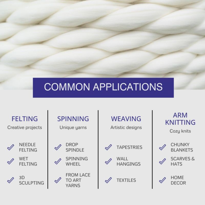 Revolution Fibers - Lana Merino 454 g (hilo cardado)