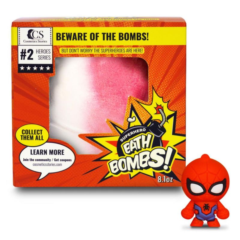 Bombas de Baño Cosmetics Stories con Juguetes de Superhéroe 237 ml