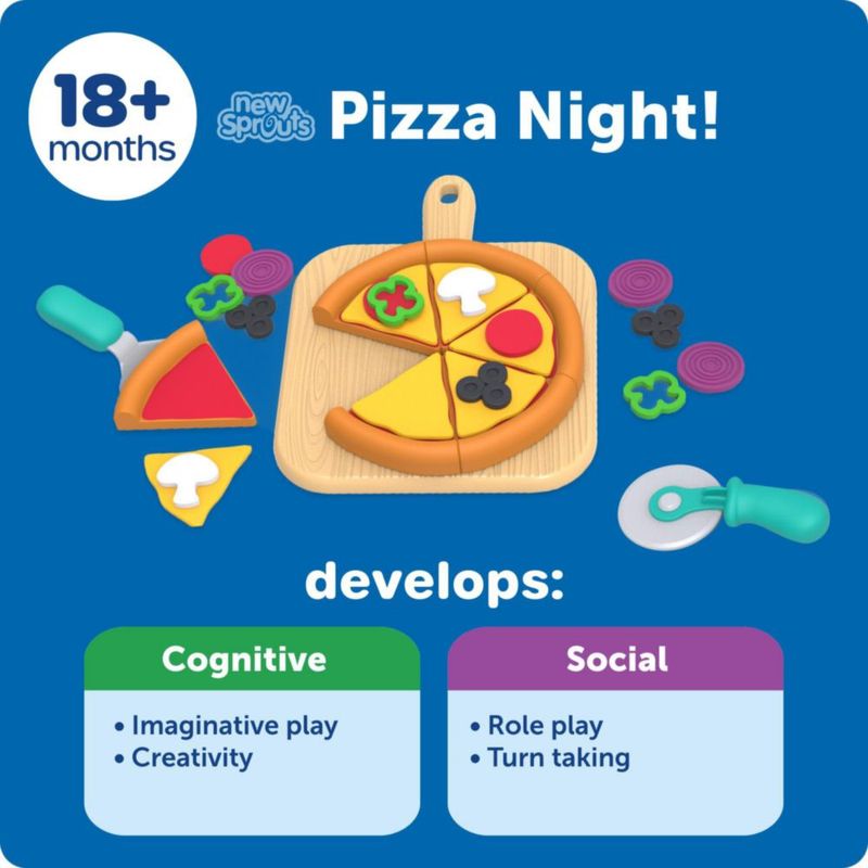 Juego de simulación Learning Resources Noche de Pizza – 30 piezas